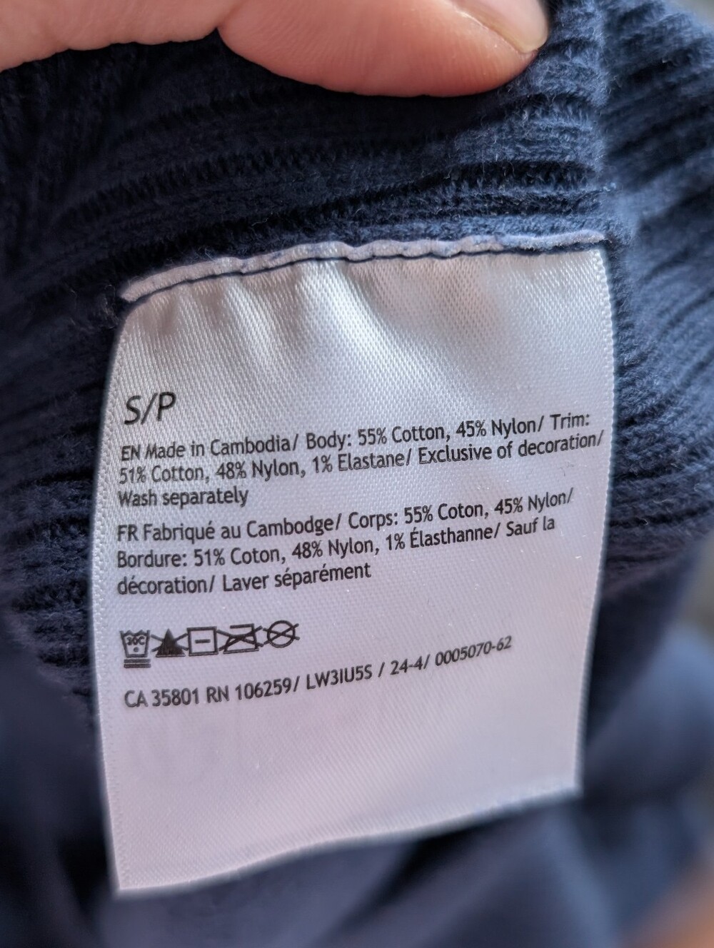 Lululemon Reversible Crossover Sweater in Night Sea - Picture 13 of 13